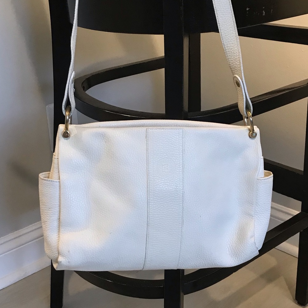 FENDI - Summer White Leather Purse - Gold Hardware
